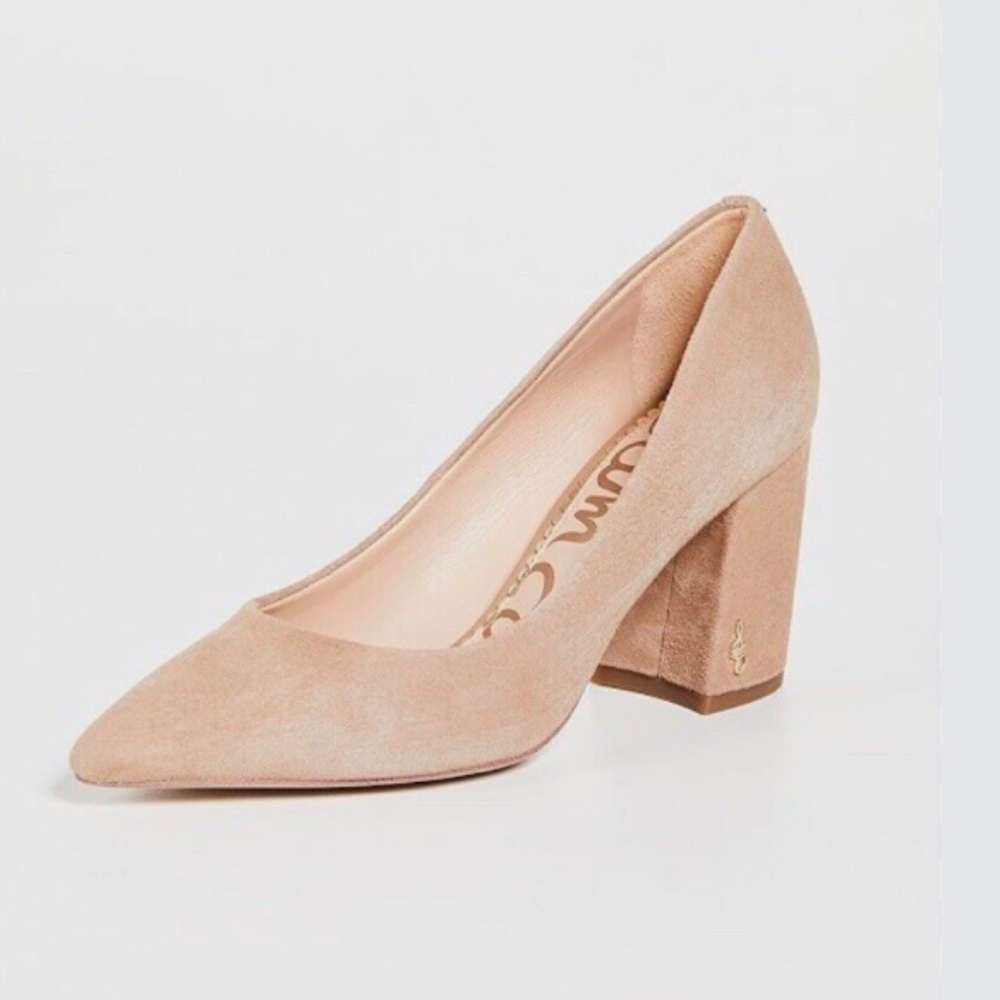 Sam Edelman Tatiana Oatmeal Suede Pump